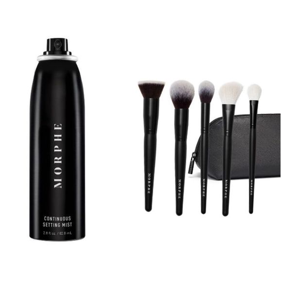 Morphe Other - Morphe Brush Set + Setting Spray Bundle